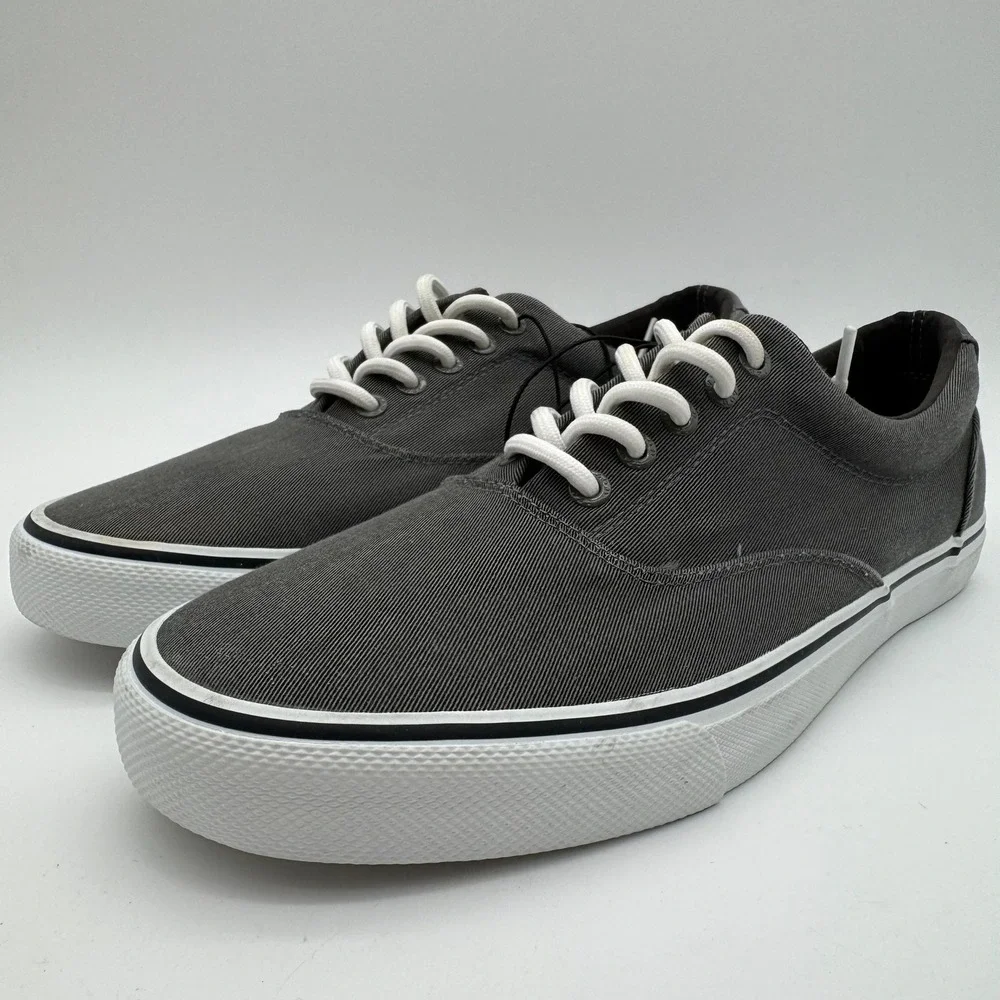 Izod Gray Canvas Lace Up Casual‎ Sneakers Men's Size 10